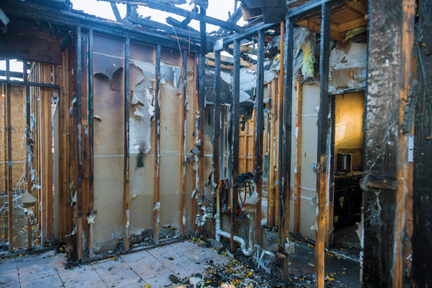 Professional Emergency Fire Cleanup technician working in Wheeler, TX